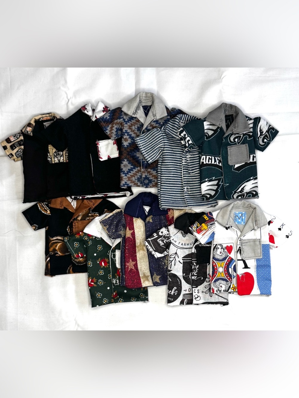 10 piece doll clothes lot